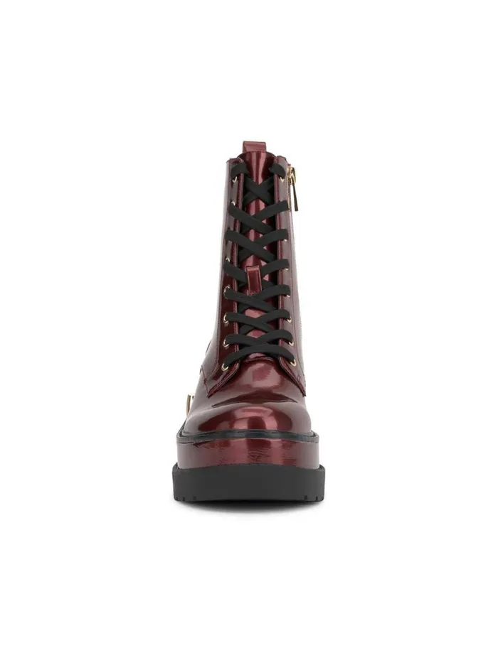 Women Imelda Combat Boot In Oxblood Jessica Simpson Boots and Booties