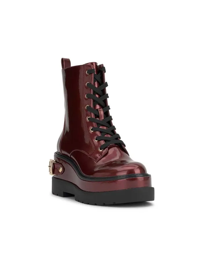 Women Imelda Combat Boot In Oxblood Jessica Simpson Boots and Booties