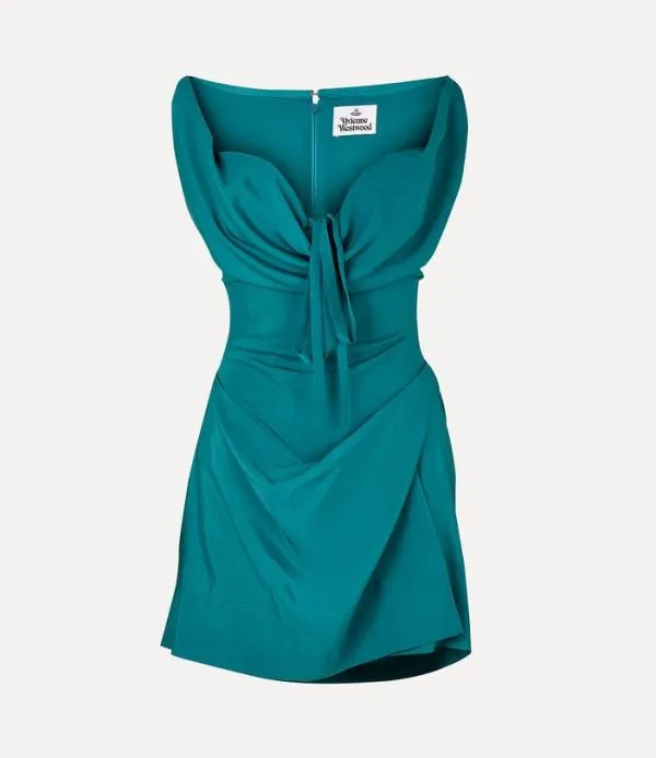 Women Iwona Corset Mini Dress Green Viviennewestwood Dresses