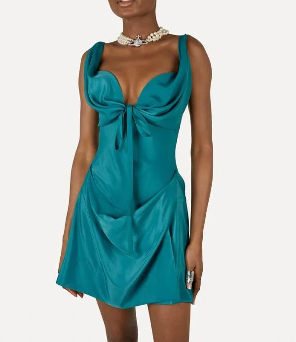 Women Iwona Corset Mini Dress Green Viviennewestwood Dresses