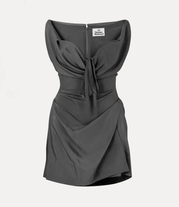 Women Iwona Corset Mini Dress Grey Viviennewestwood Dresses