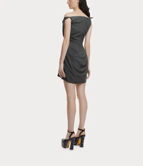 Women Iwona Corset Mini Dress Grey Viviennewestwood Dresses