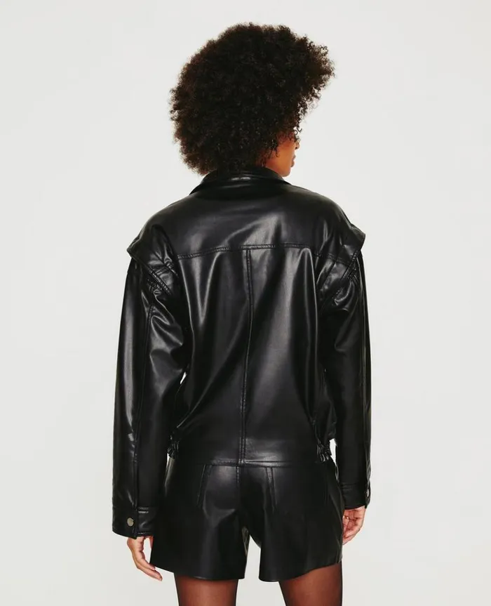 Women Jackets AG Jeans Santana Jacket True Black Women Jackets AG Jeans Santana Jacket True Black