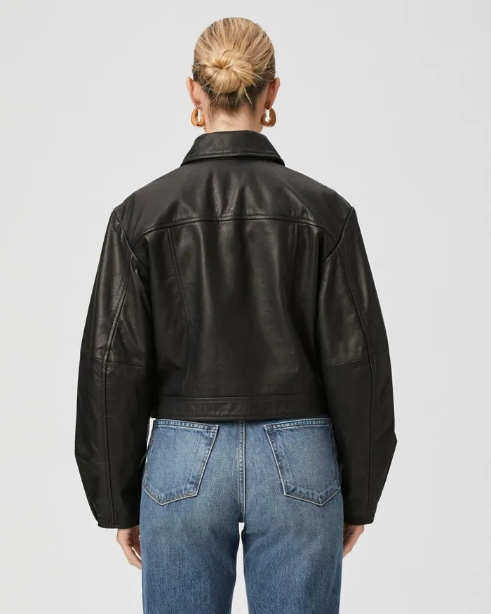 Women Jackets and Coats PAIGE Clyde Jacket 8211 Black Leather Women Jackets and Coats PAIGE Clyde Jacket 8211 Black Leather
