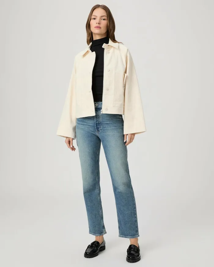 Women Jackets and Coats PAIGE Tylee Jacket 8211 Ivory Corduroy Women Jackets and Coats PAIGE Tylee Jacket 8211 Ivory Corduroy