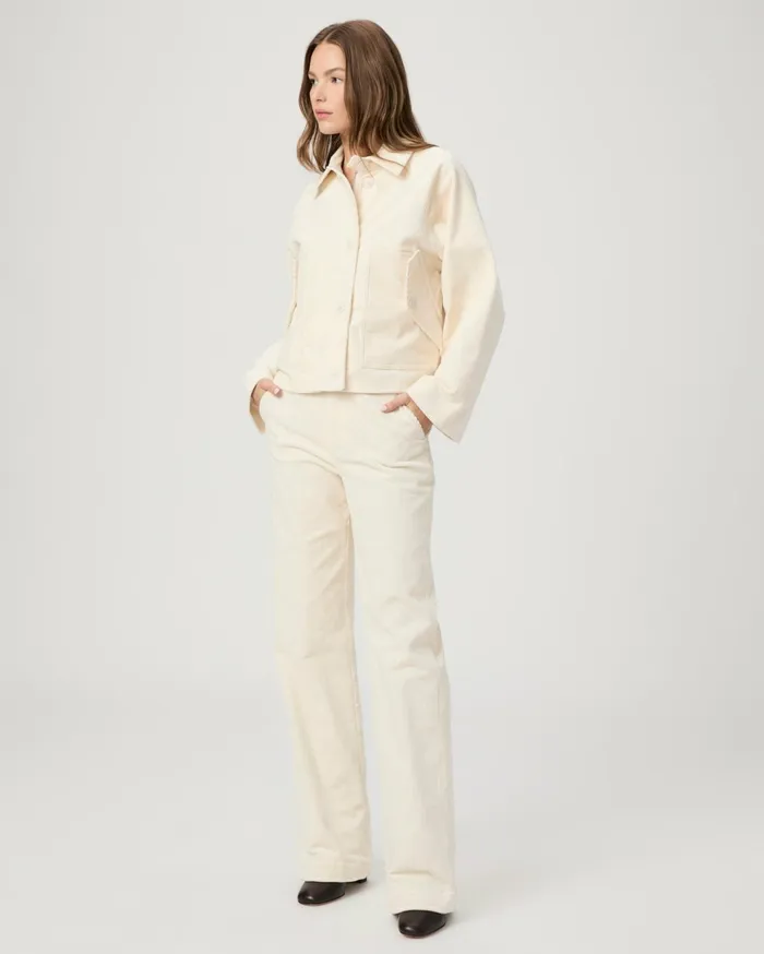 Women Jackets and Coats PAIGE Tylee Jacket 8211 Ivory Corduroy Women Jackets and Coats PAIGE Tylee Jacket 8211 Ivory Corduroy