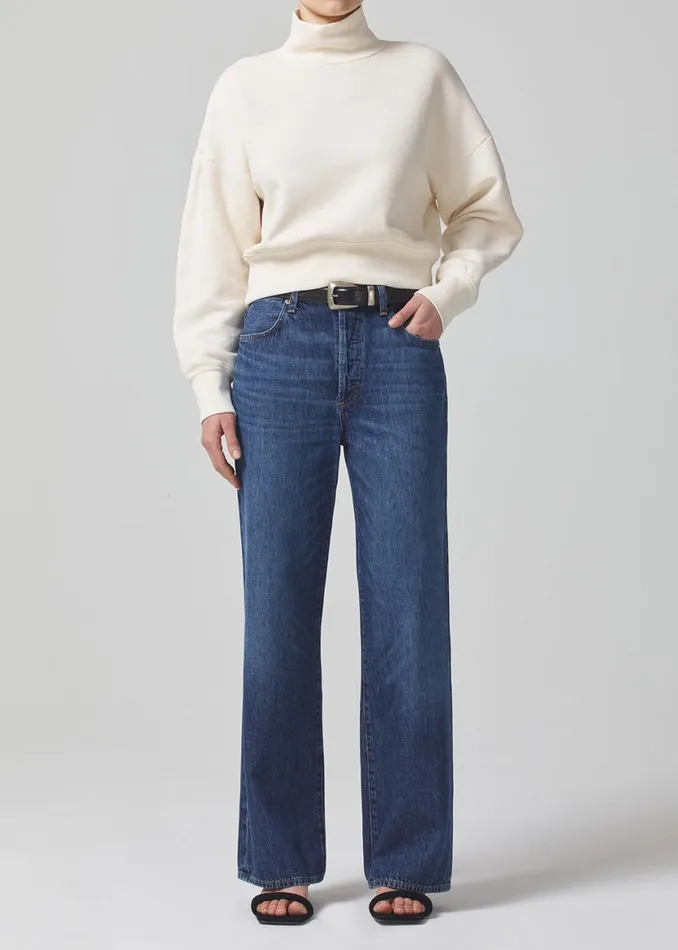 Women Jeans Citizens Of Humanity Annina High Rise Wide Leg 30034 Chantry