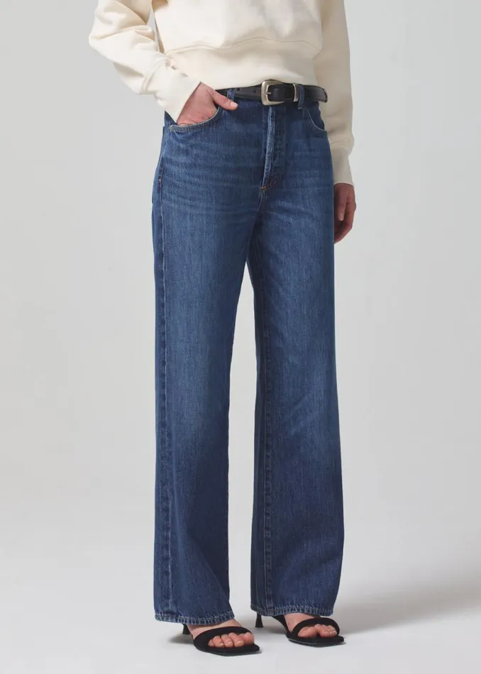 Women Jeans Citizens Of Humanity Annina High Rise Wide Leg 30034 Chantry