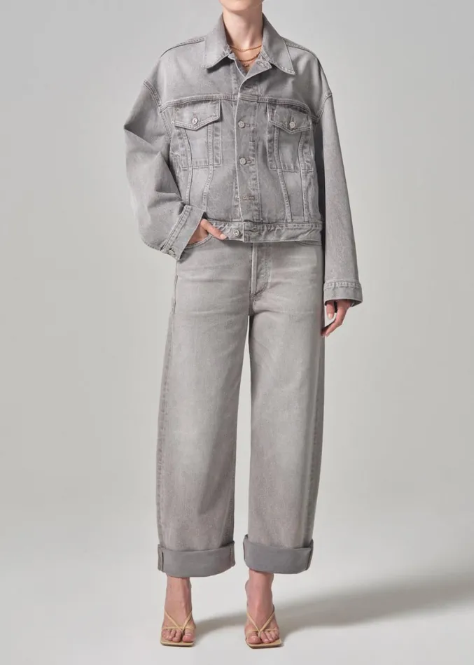 Women Jeans Citizens Of Humanity Ayla Baggy Quartz Grey