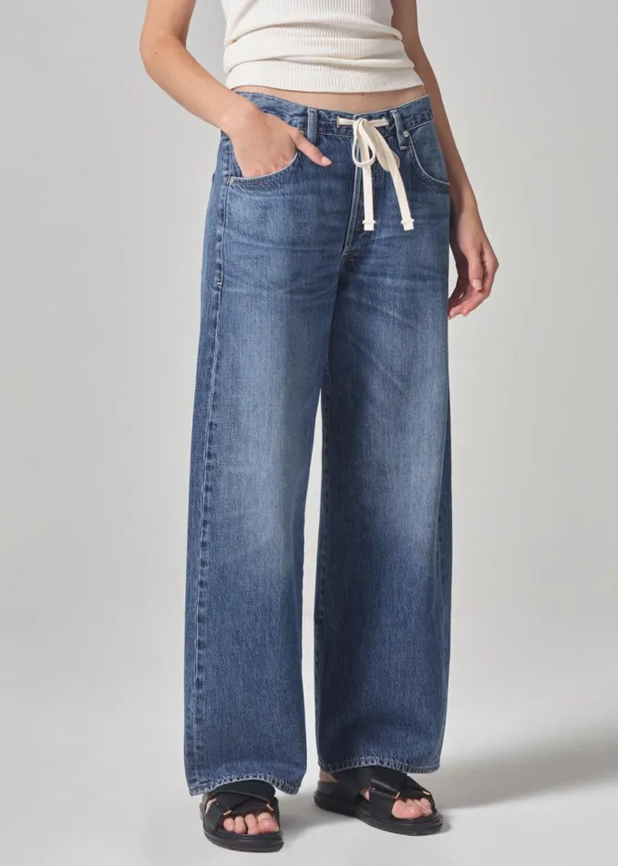 Women Jeans Citizens Of Humanity Brynn Drawstring Trouser Atlantis