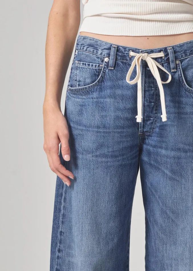 Women Jeans Citizens Of Humanity Brynn Drawstring Trouser Atlantis