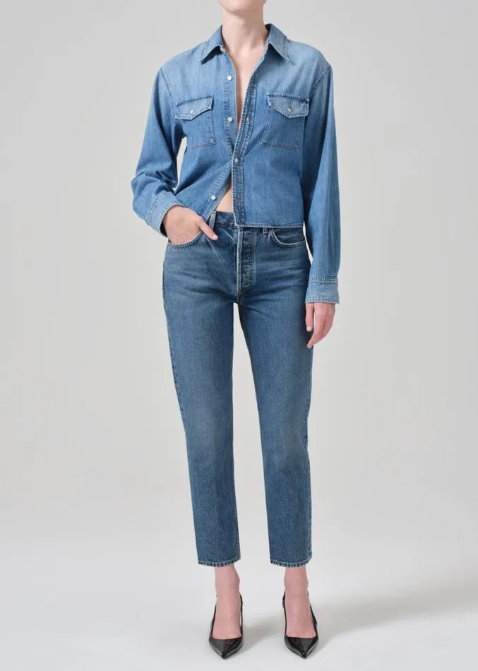 Women Jeans Citizens Of Humanity Charlotte High Rise Straight First Class