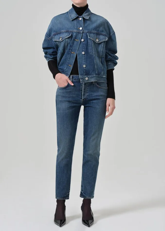 Women Jeans Citizens Of Humanity Emerson Mid Rise Relaxed 27034 Long Weekend
