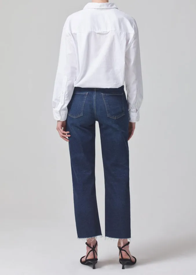 Women Jeans Citizens Of Humanity Florence Wide Straight Everdeen