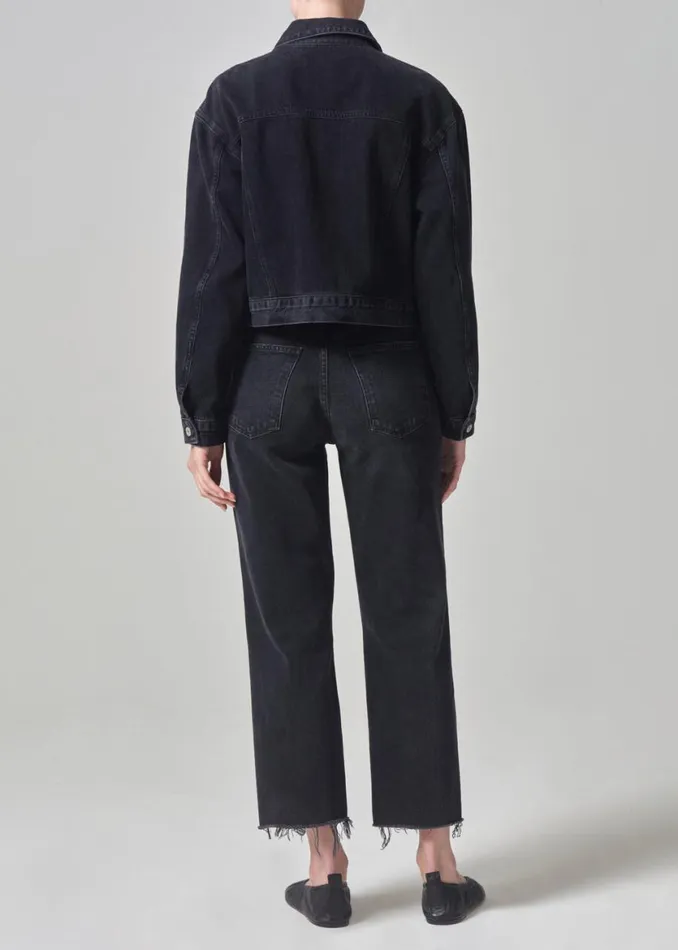 Women Jeans Citizens Of Humanity Florence Wide Straight Stormy