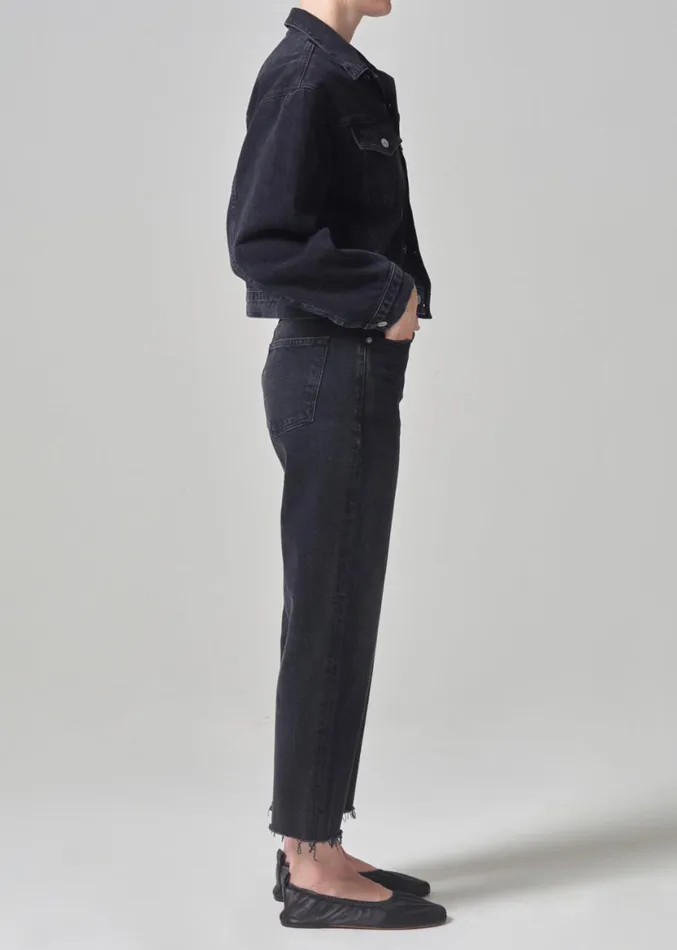 Women Jeans Citizens Of Humanity Florence Wide Straight Stormy