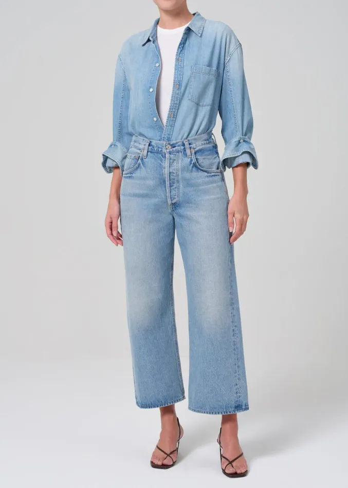 Women Jeans Citizens Of Humanity Gaucho Vintage Wide Leg Misty
