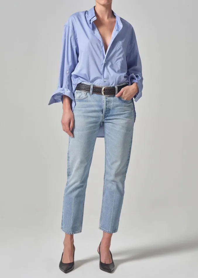 Women Jeans Citizens Of Humanity Isla Low Rise Straight Spector