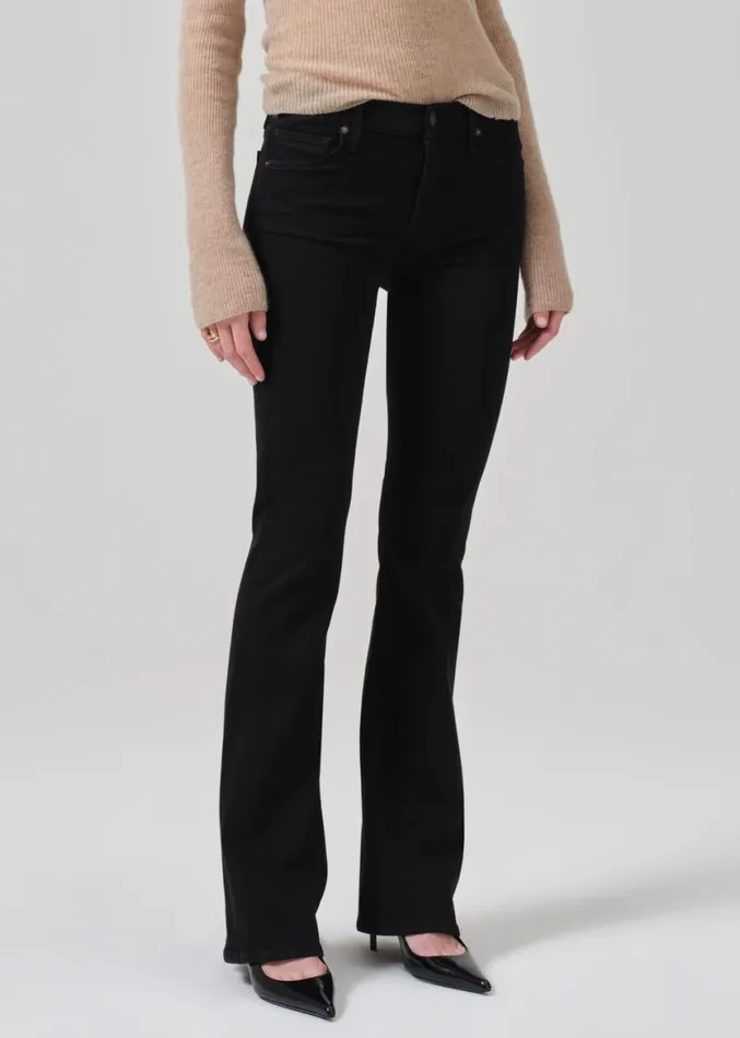 Women Jeans Citizens Of Humanity Lilah High Rise Bootcut 325034 Plush Black