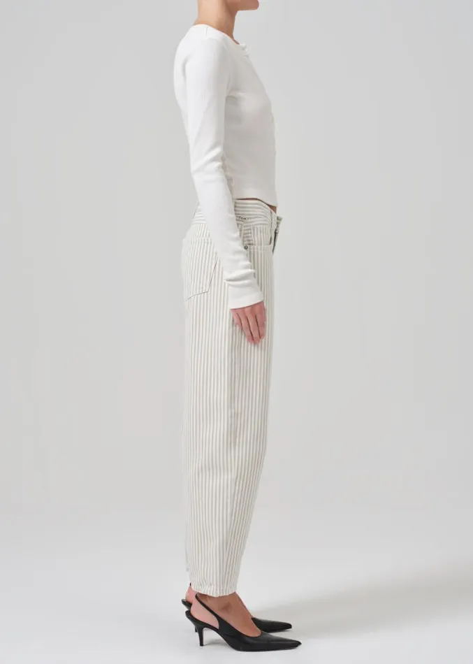 Women Jeans Citizens Of Humanity Miro Relaxed Jean Khaki Stripe