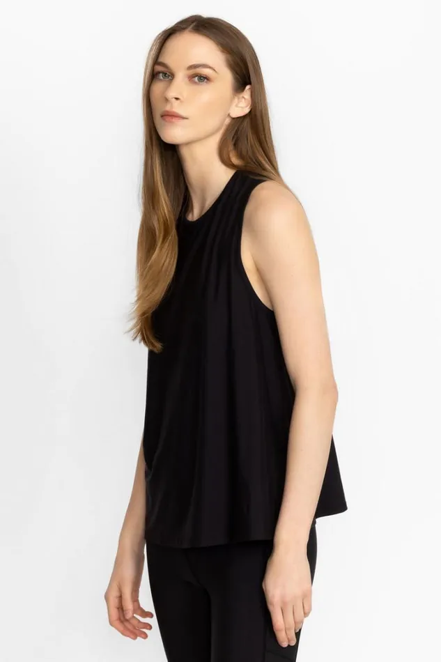 Women Johnny Was Active Bee Active High Neck Active Swing Tank Black