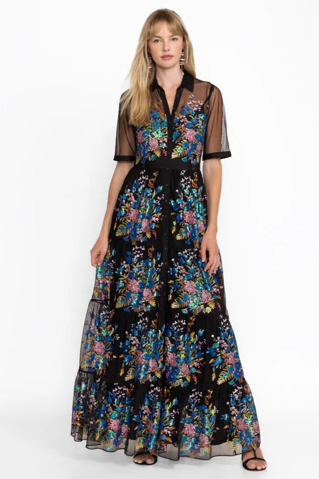 Women Johnny Was Dresses Emmeline Dress Black