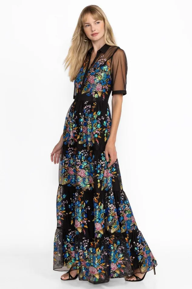 Women Johnny Was Dresses Emmeline Dress Black