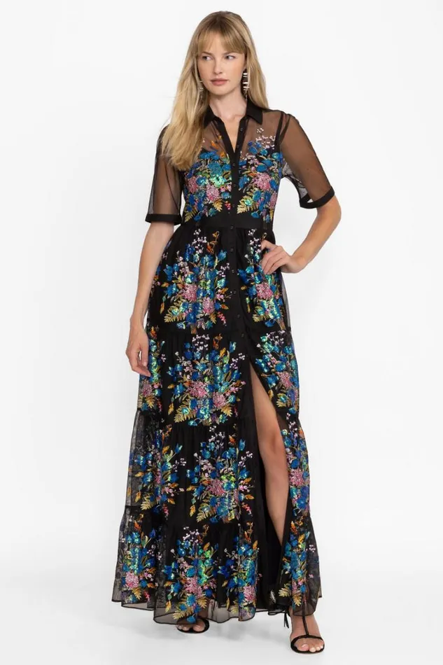 Women Johnny Was Dresses Emmeline Dress Black