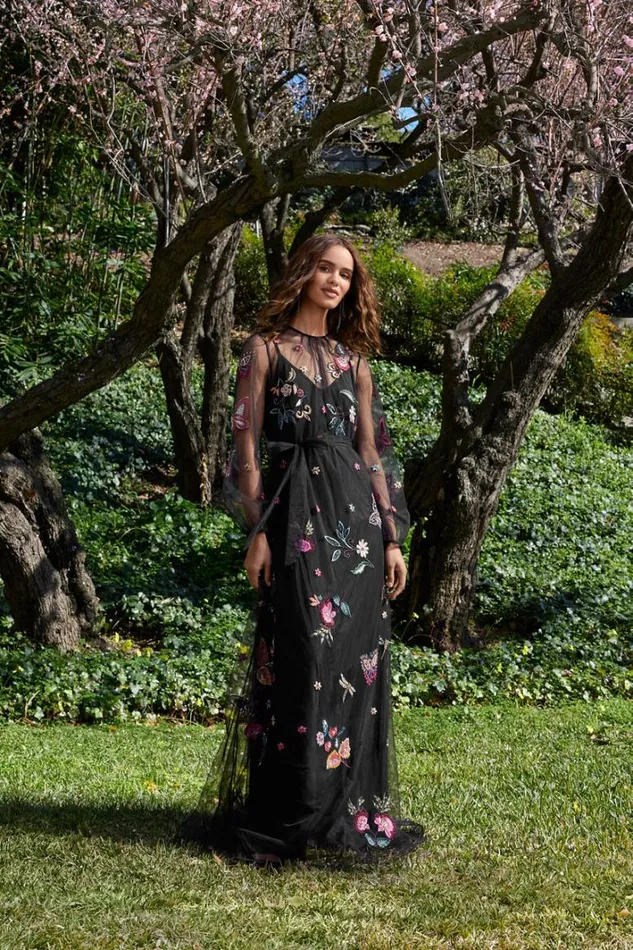 Women Johnny Was Dresses Spellbound Dress Navy