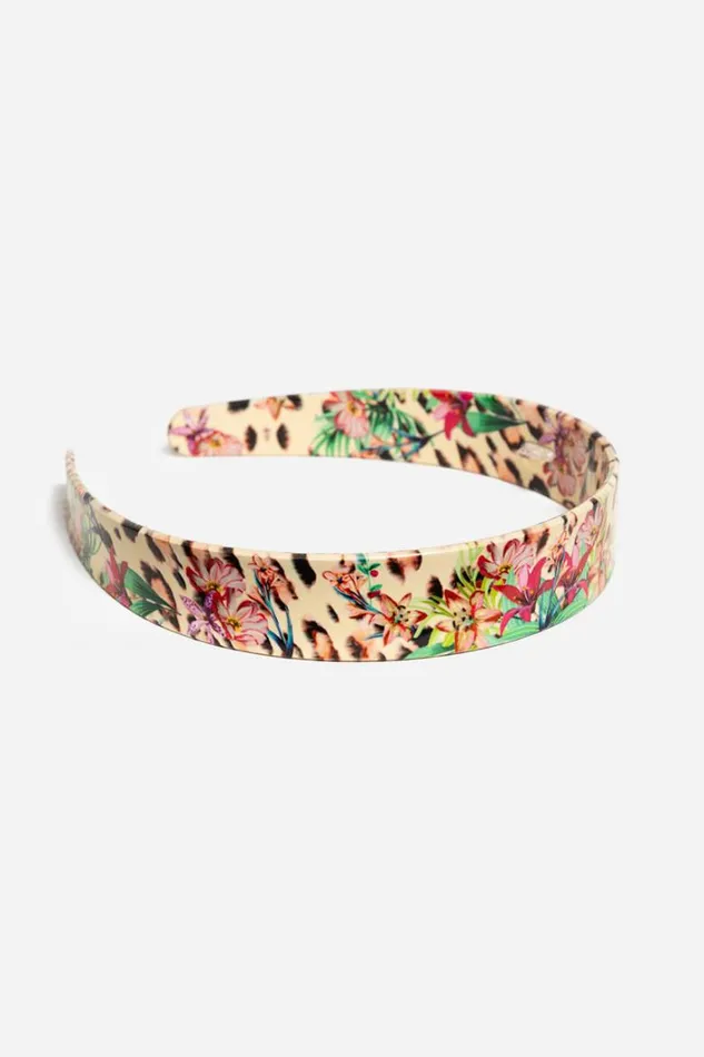 Women Johnny Was Hair Accessories Miller Tigerlilly Headband Miller Tigre Scarf Print