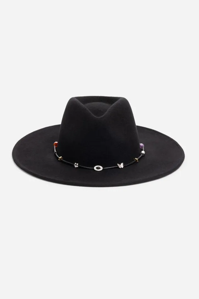 Women Johnny Was Hats Beaded Hat Black