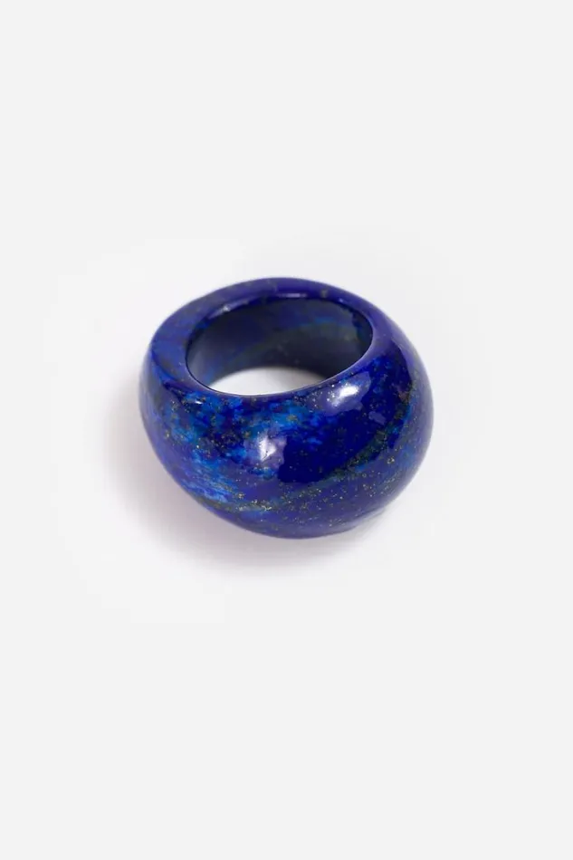 Women Johnny Was Jewelry Gemstone Dome Ring Lapis