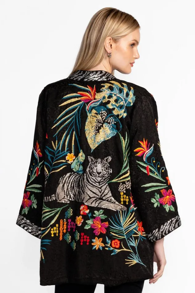 Women Johnny Was Kimonos Monica Kimono Black