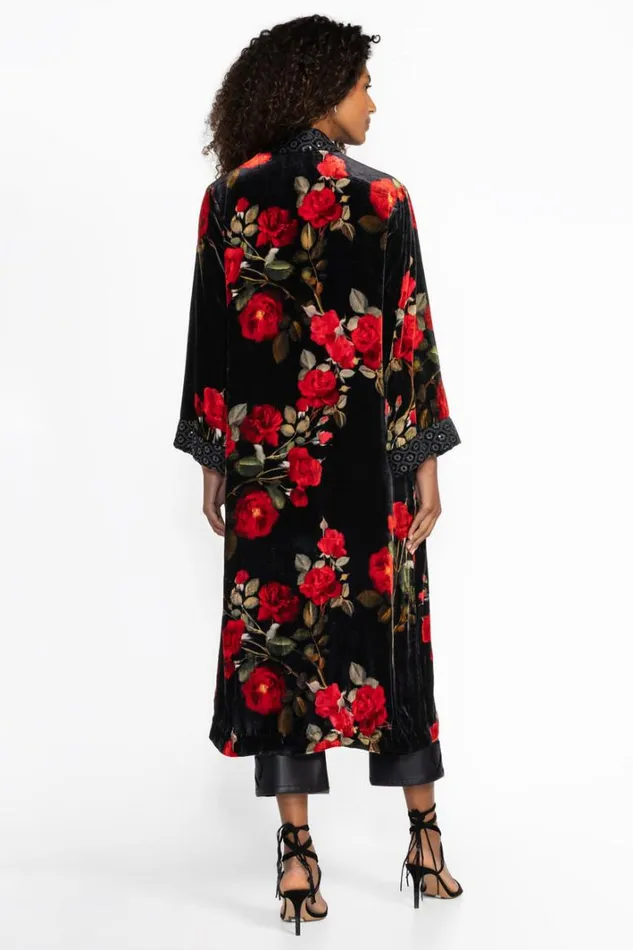Women Johnny Was Kimonos Velvet Kimono Coat Rosana