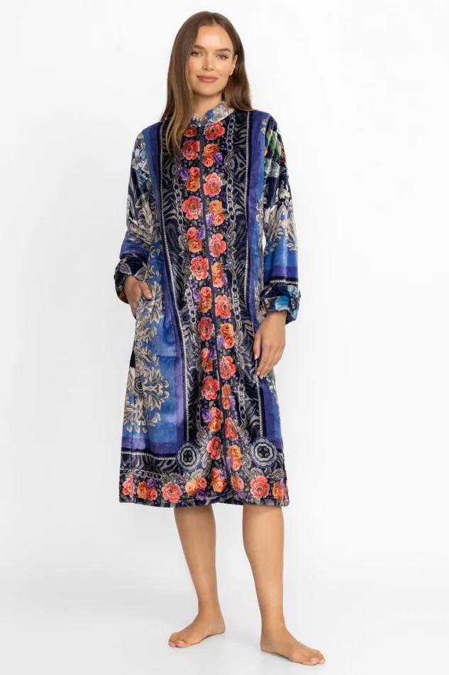 Women Johnny Was Outerwear Lona Zip Up Robe Lona