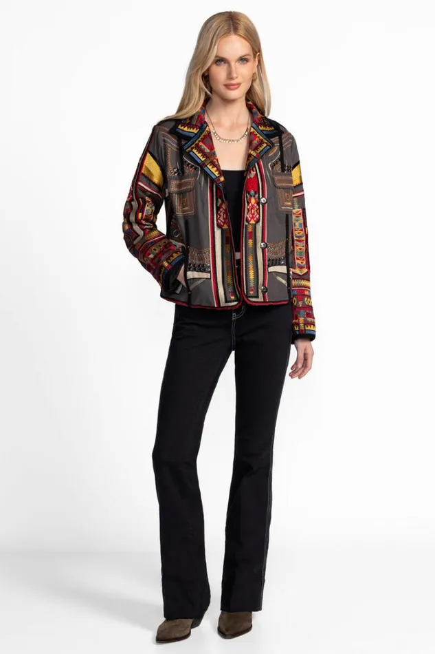 Women Johnny Was Outerwear Rufus Jacket Castor Grey