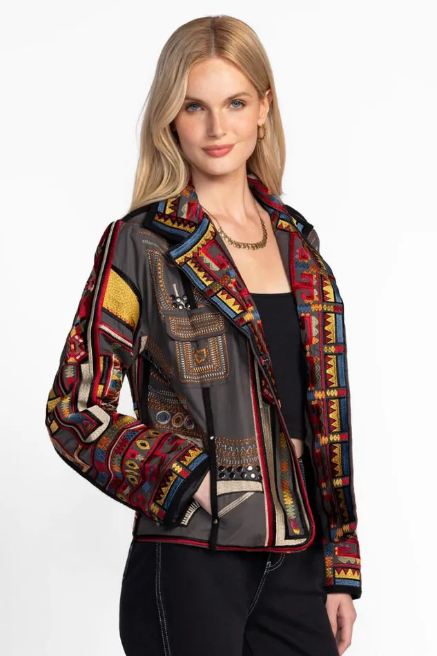 Women Johnny Was Outerwear Rufus Jacket Castor Grey