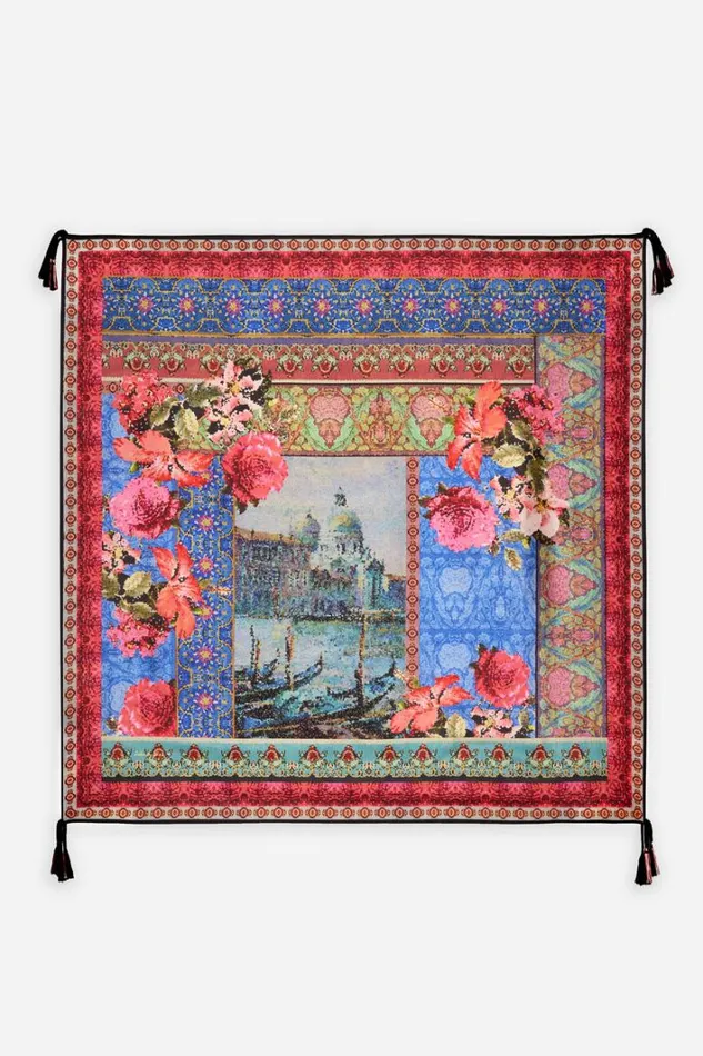 Women Johnny Was Scarves Grand Canel Silk Scarf Grand Canel Scarf Print