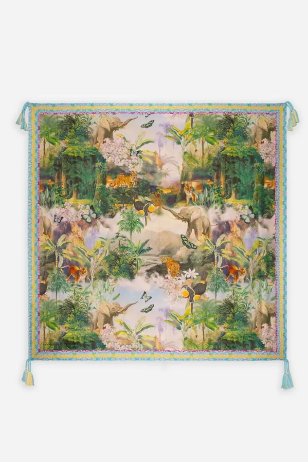 Women Johnny Was Scarves Rawi Silk Scarf Rawi Scarf Print