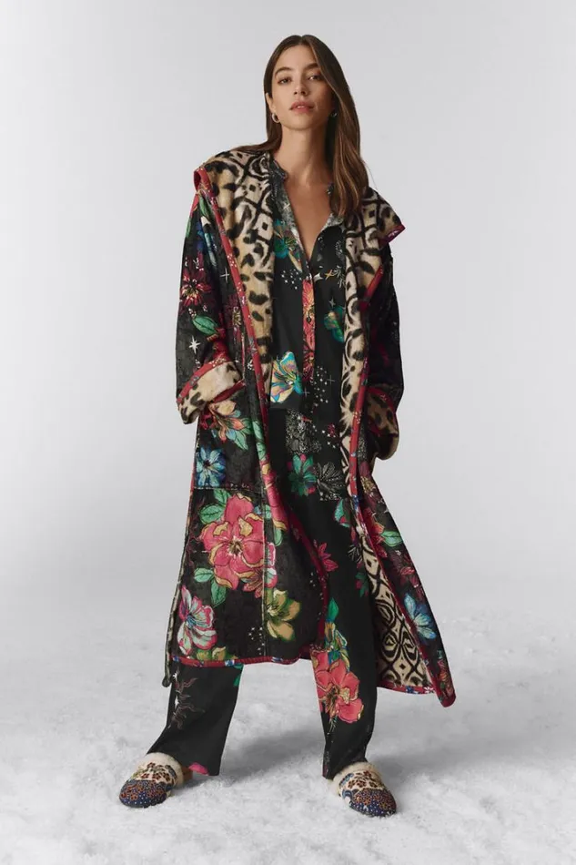 Women Johnny Was Sleepwear Aditi Robe Starry Night