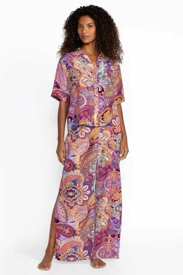 Women Johnny Was Sleepwear Brooklyn Long Set Sandalwood Pink