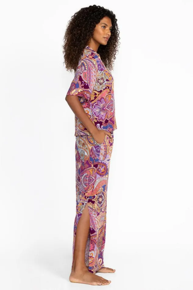 Women Johnny Was Sleepwear Brooklyn Long Set Sandalwood Pink