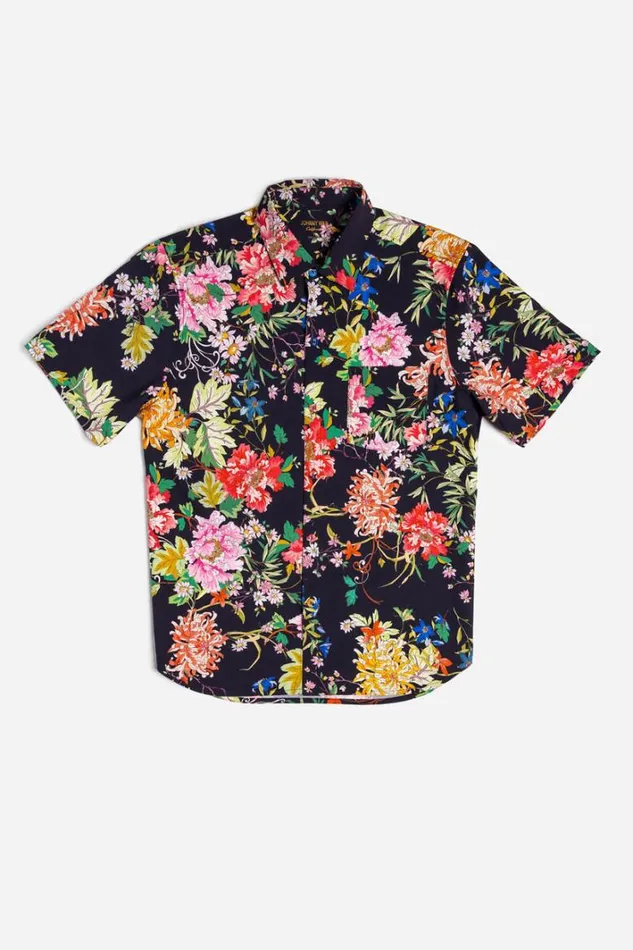 Women Johnny Was Swim and Resort Metalli Notte Mens Coverup Shirt Metalli Notte