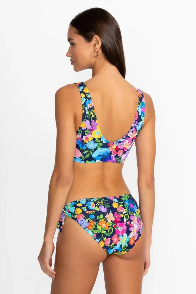 Women Johnny Was Swim and Resort Wild Bloom Bikini Top Wild Bloom navy