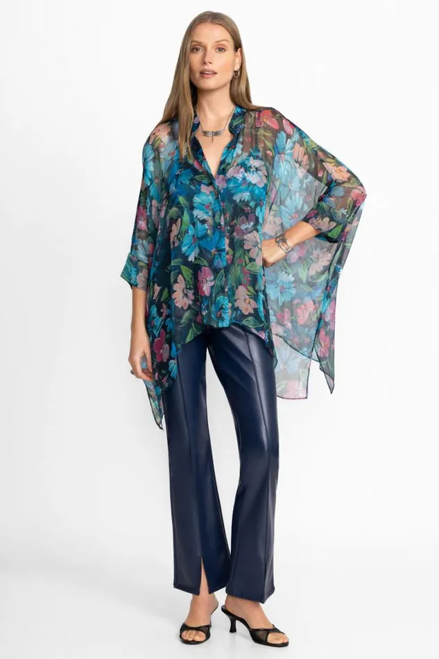 Women Johnny Was Tops Katia Oversized Blouse Cordelia
