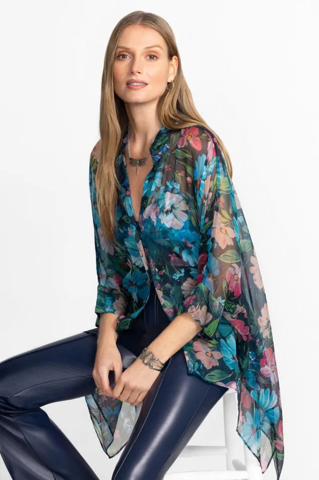 Women Johnny Was Tops Katia Oversized Blouse Cordelia