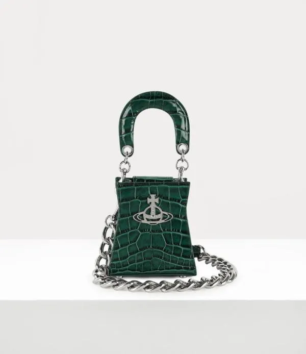 Women Kelly Small Handbag Green Viviennewestwood Handbags