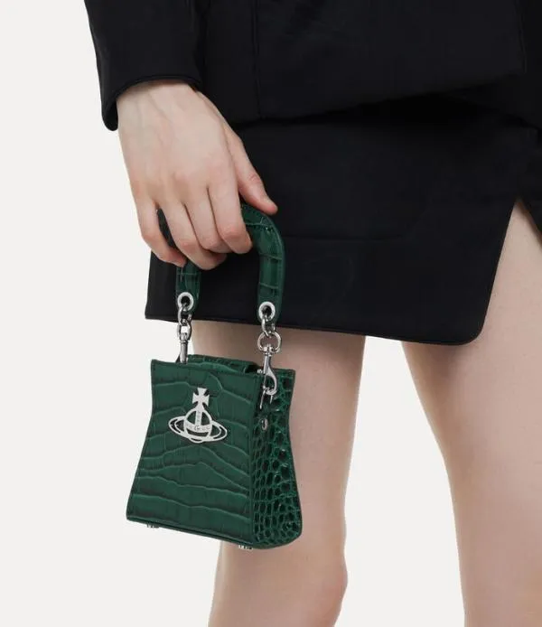 Women Kelly Small Handbag Green Viviennewestwood Handbags