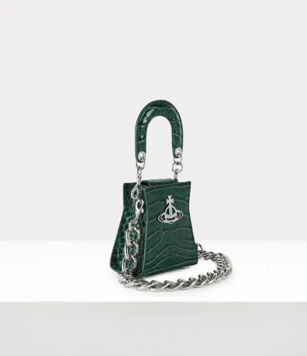 Women Kelly Small Handbag Green Viviennewestwood Handbags