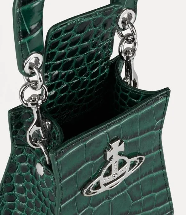 Women Kelly Small Handbag Green Viviennewestwood Handbags